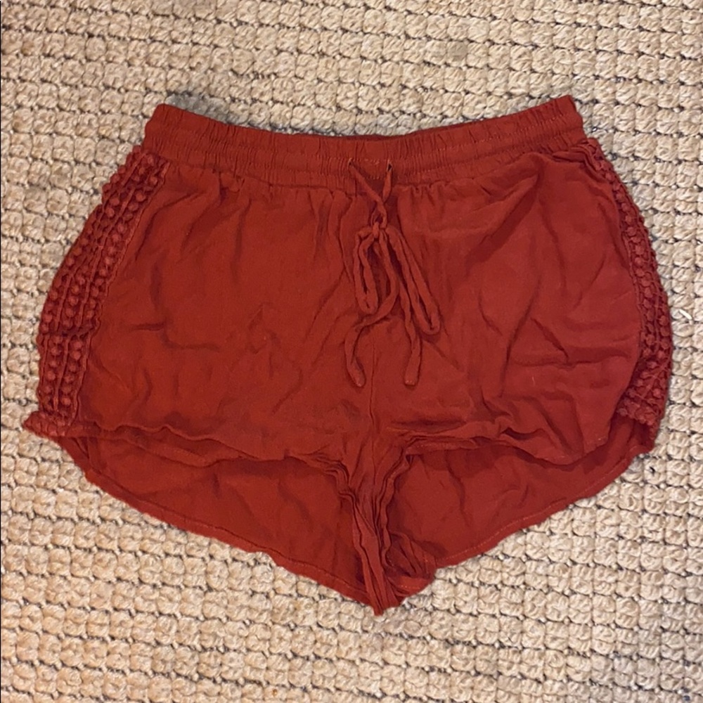 Forever 21 orange shorts